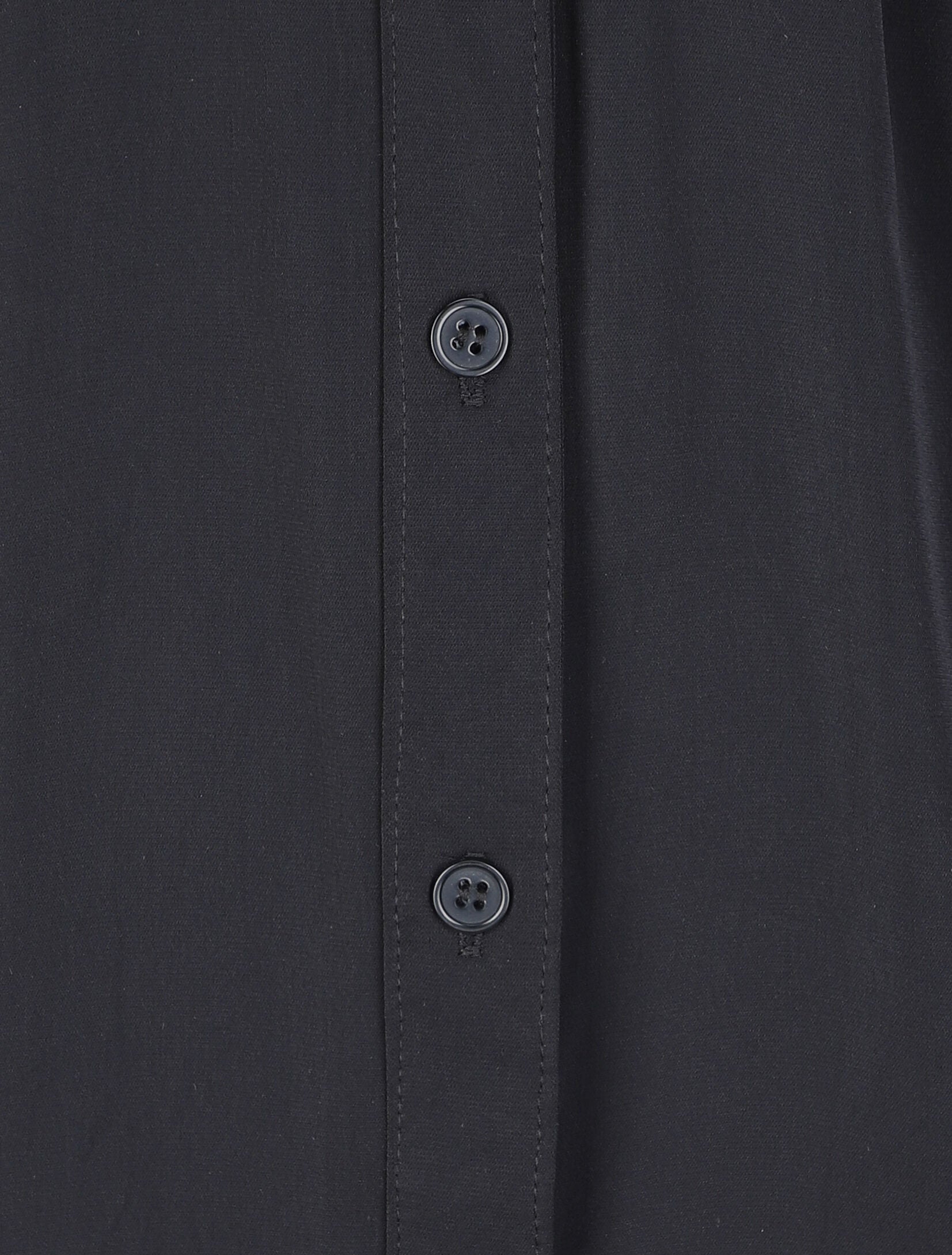 Robe chemise fluide - Noir - 3