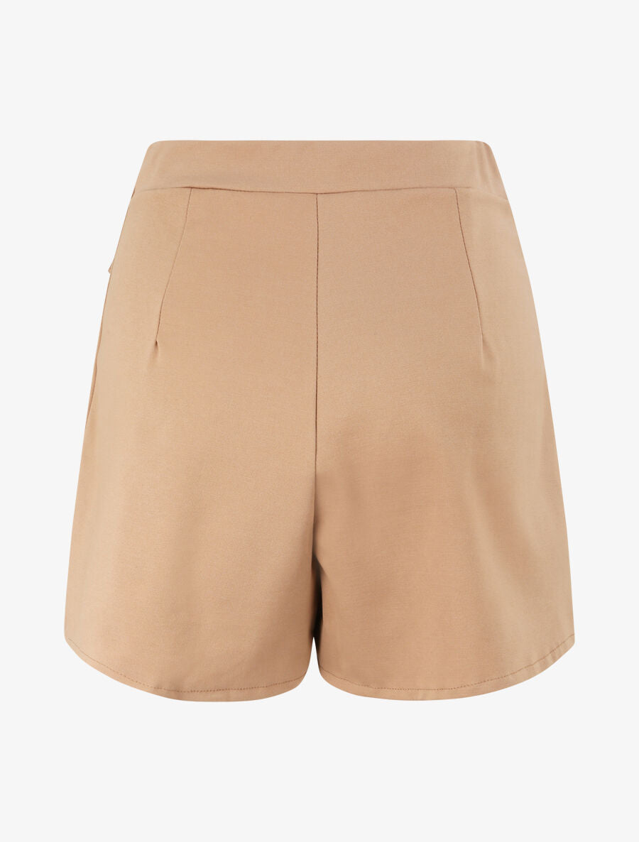 Short style jupe culotte - Beige - 2