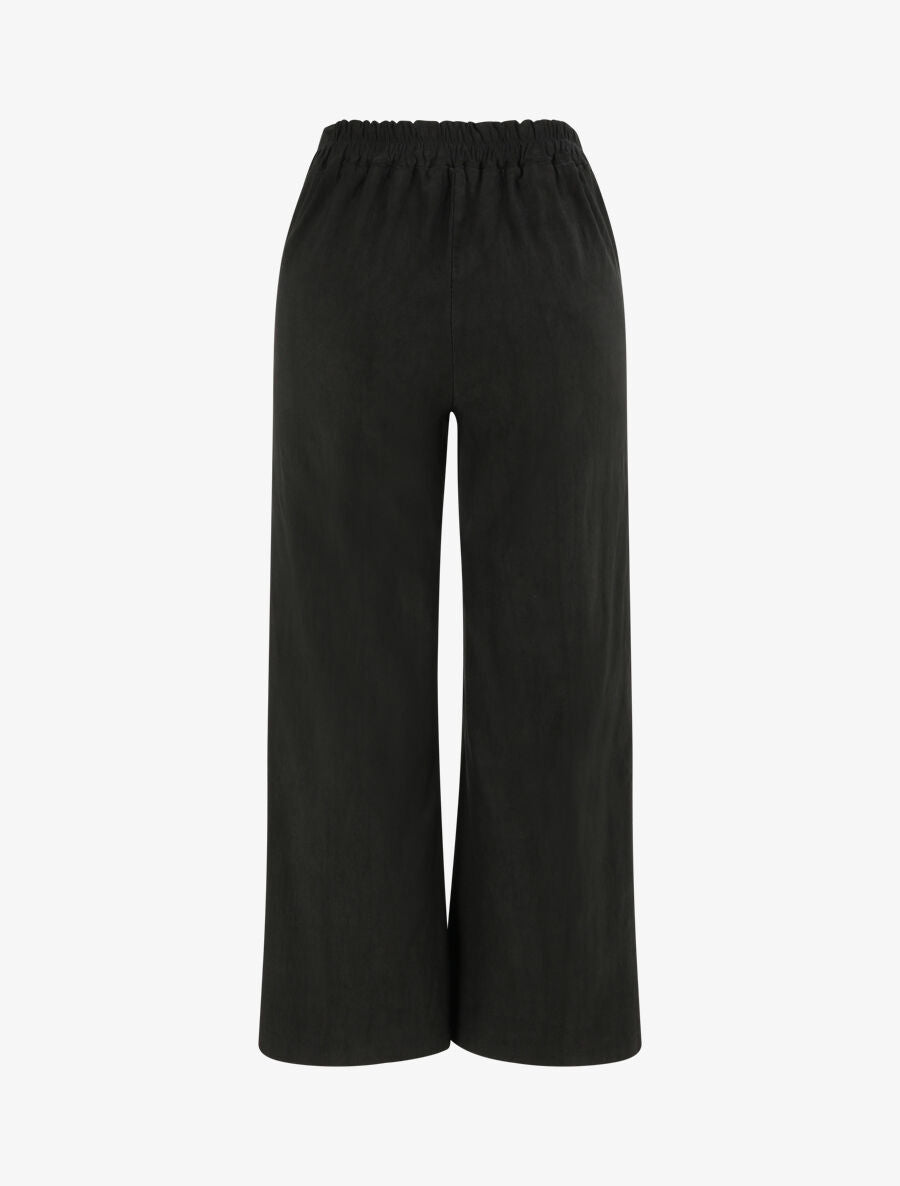 Pantalon ample coupe droite - Noir - 2