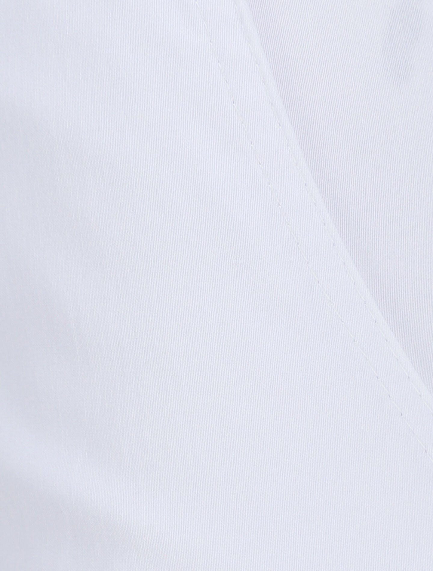 Short uni à revers - Blanc - 3