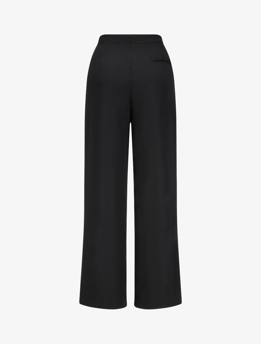 Pantalon ample coupe droite - Noir - 2