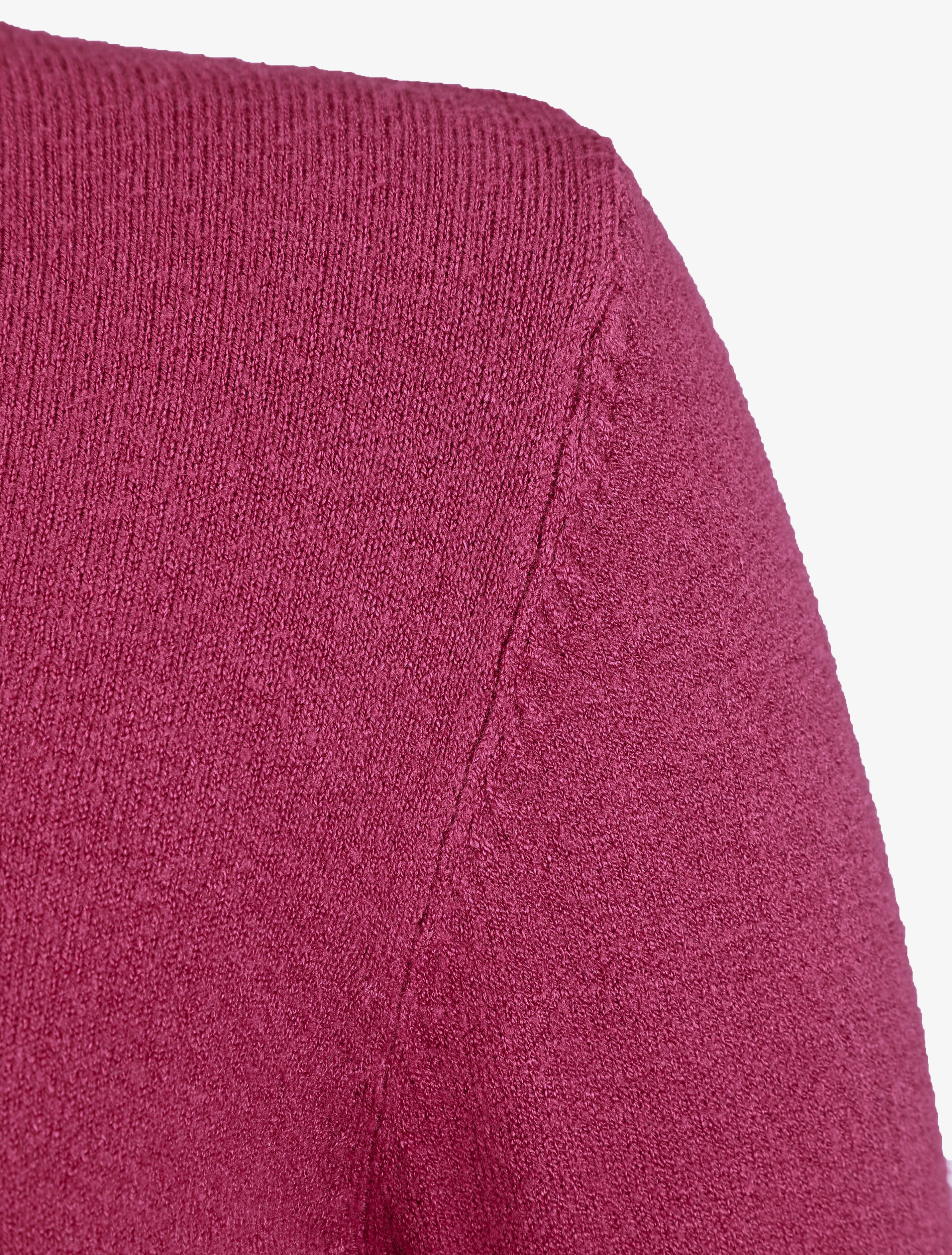 Pull uni à col roulé - Violet - 3
