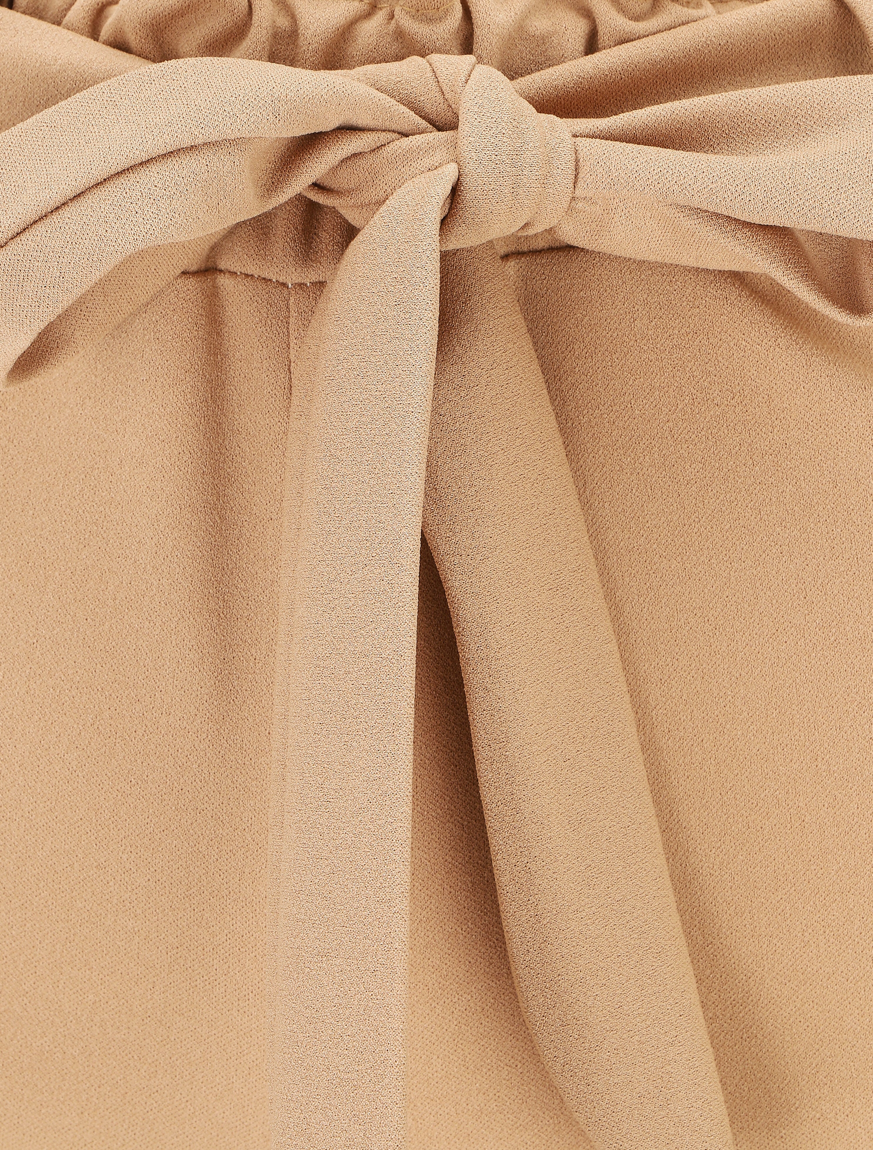 Pantalon uni ample fluide - Camel - 3