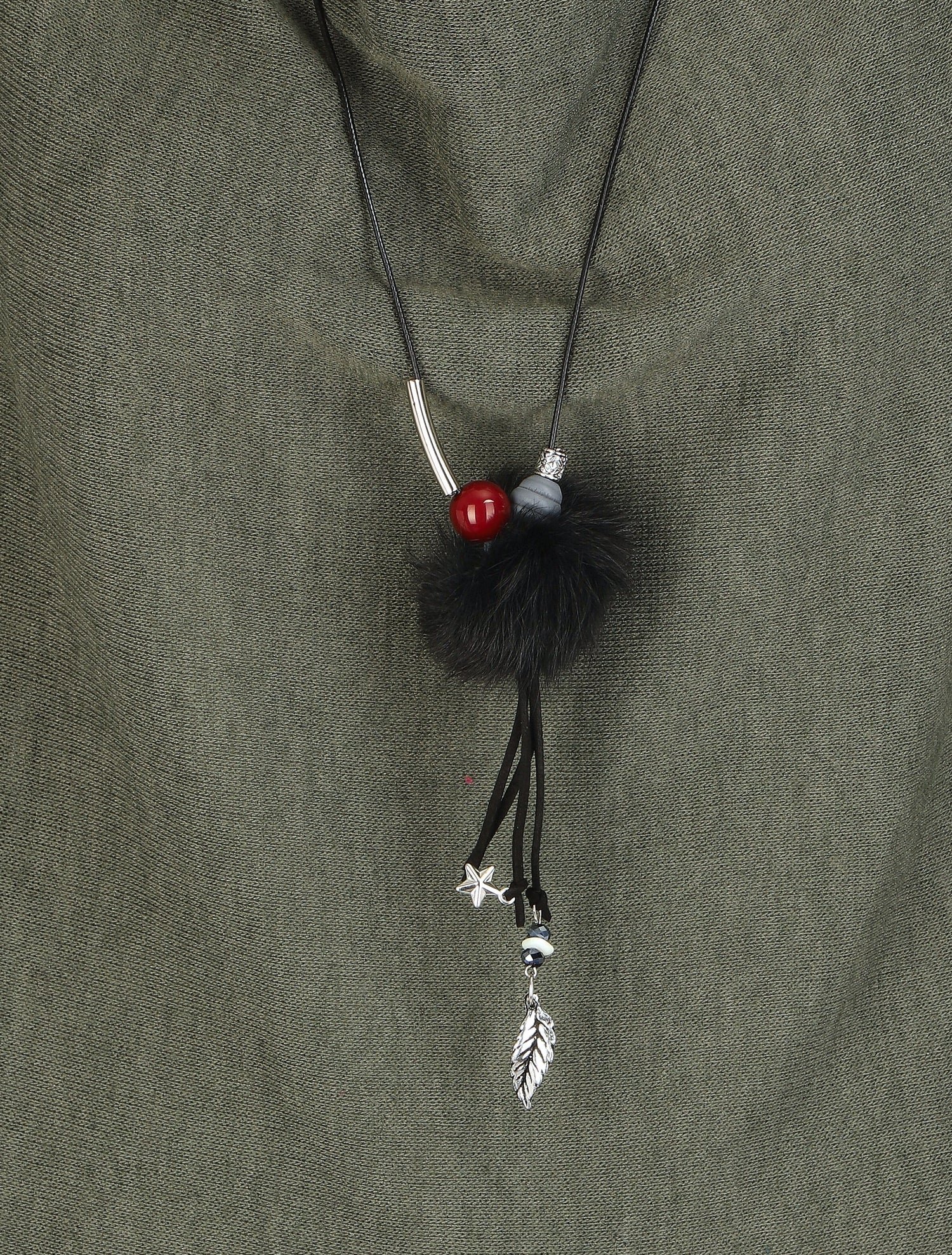 Pull droit col bénitier - Kaki - 3