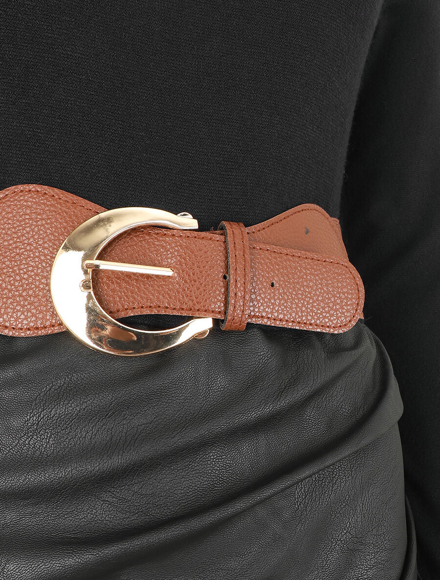 Robe bi-matière effet drapé - Noir - 3