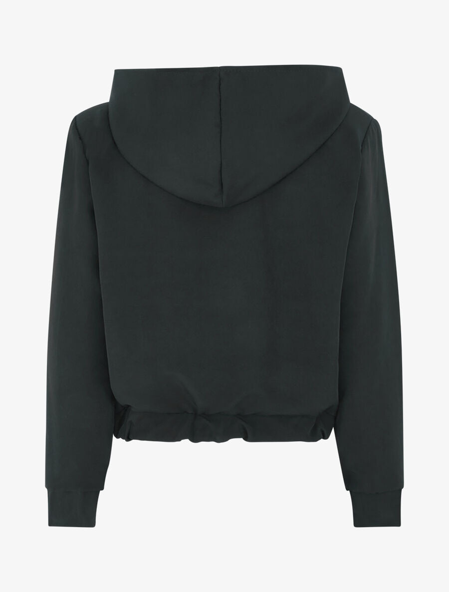 Sweat zippé à capuche - Noir - 2
