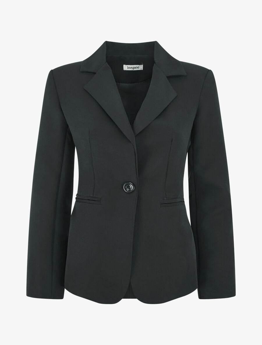 Veste mi-longue classique - Noir - 1