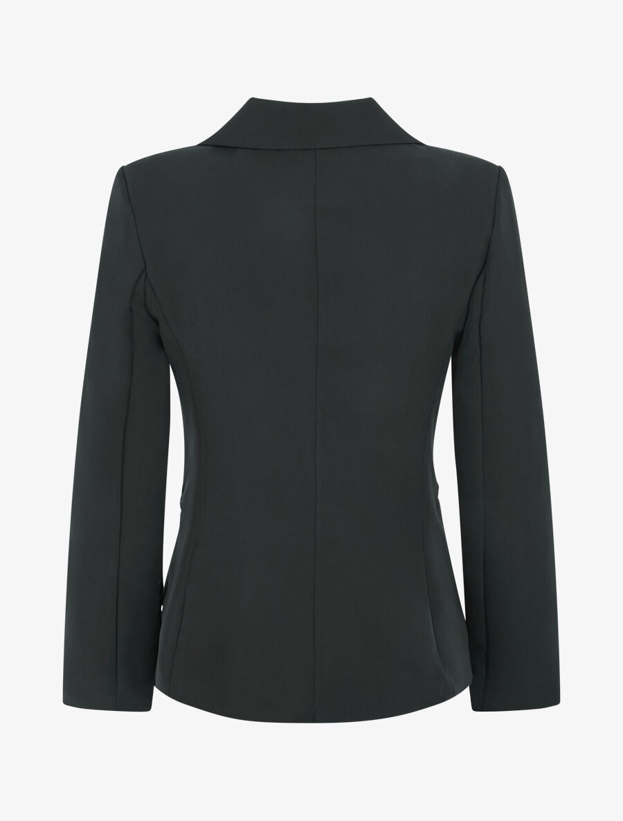 Veste mi-longue classique - Noir - 2