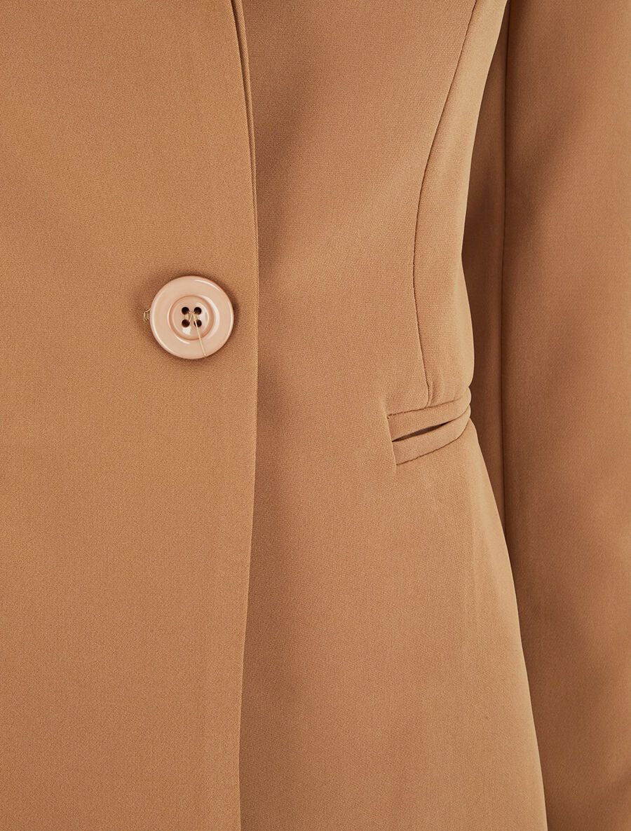 Veste mi-longue classique - Beige foncé - 3