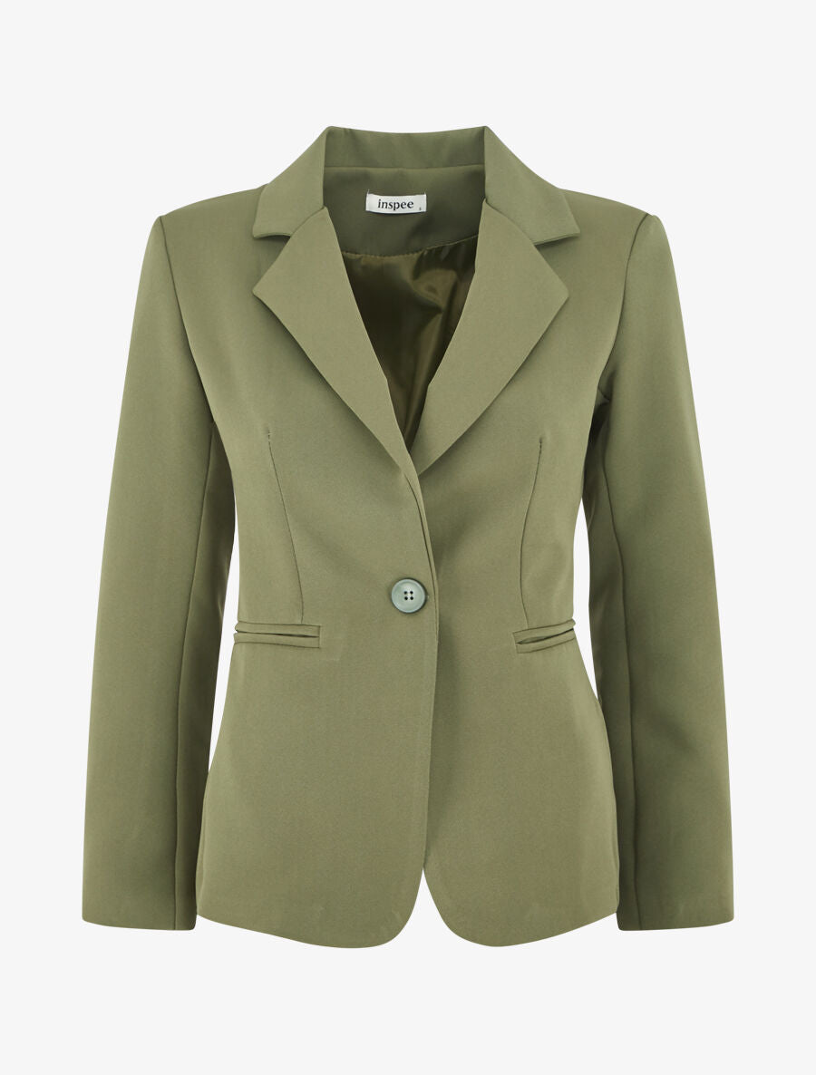 Veste mi-longue classique - Kaki - 4