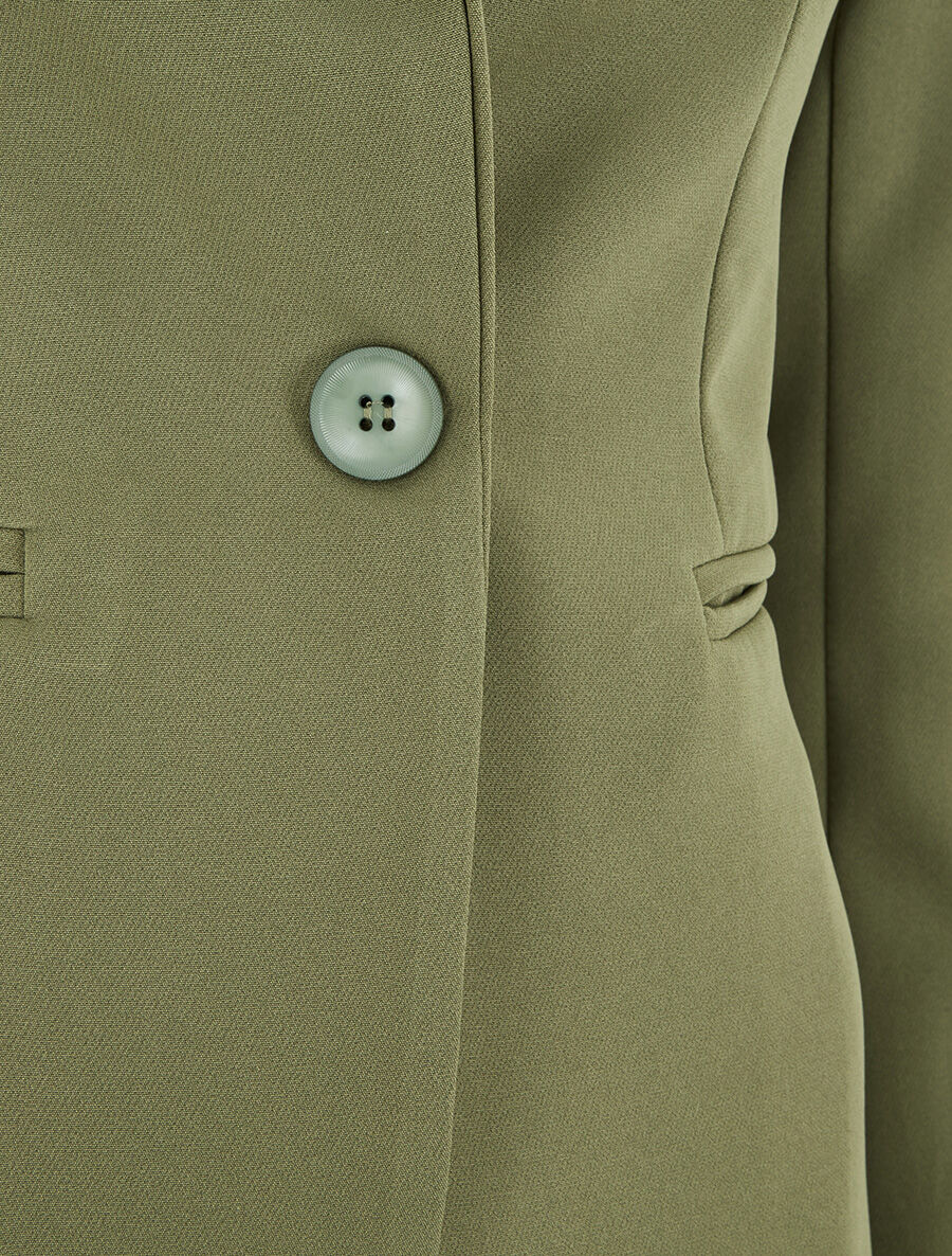 Veste mi-longue classique - Kaki - 3