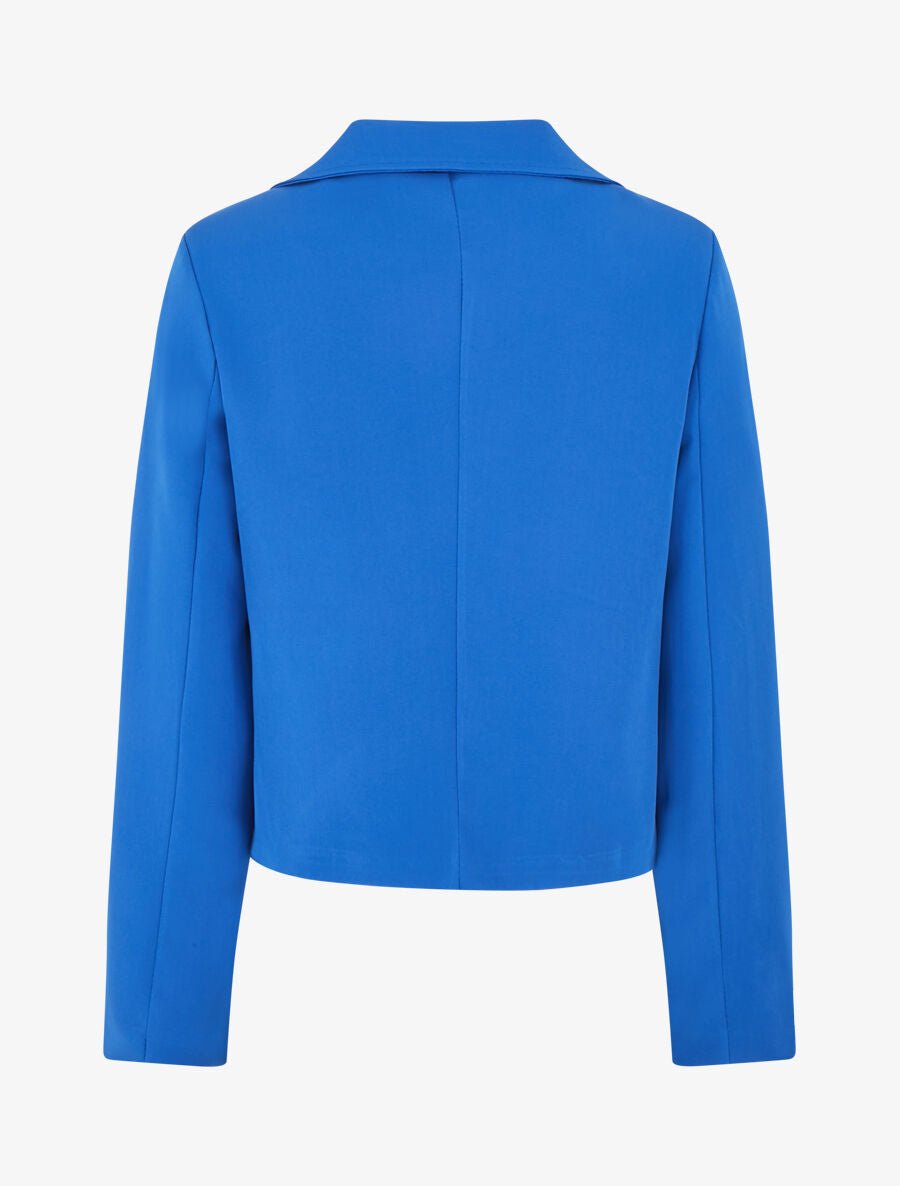 Blazer boutonné à poches - Bleu roi - 2