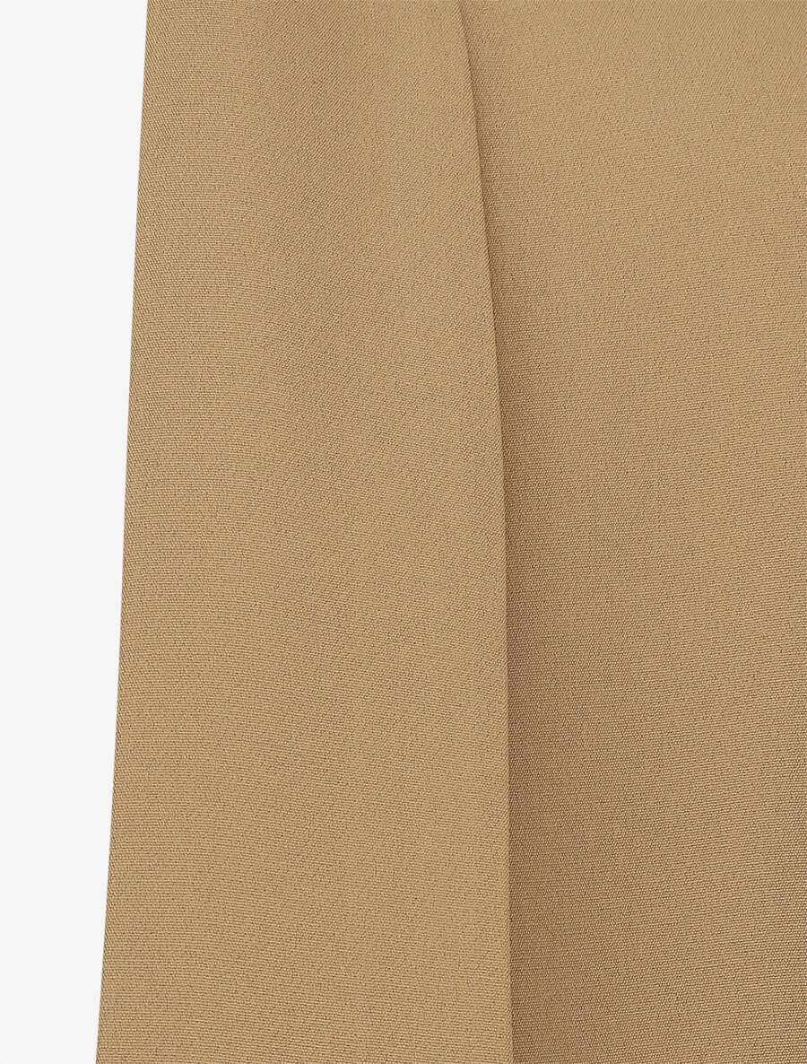 Blazer uni mi-long - Camel - 3