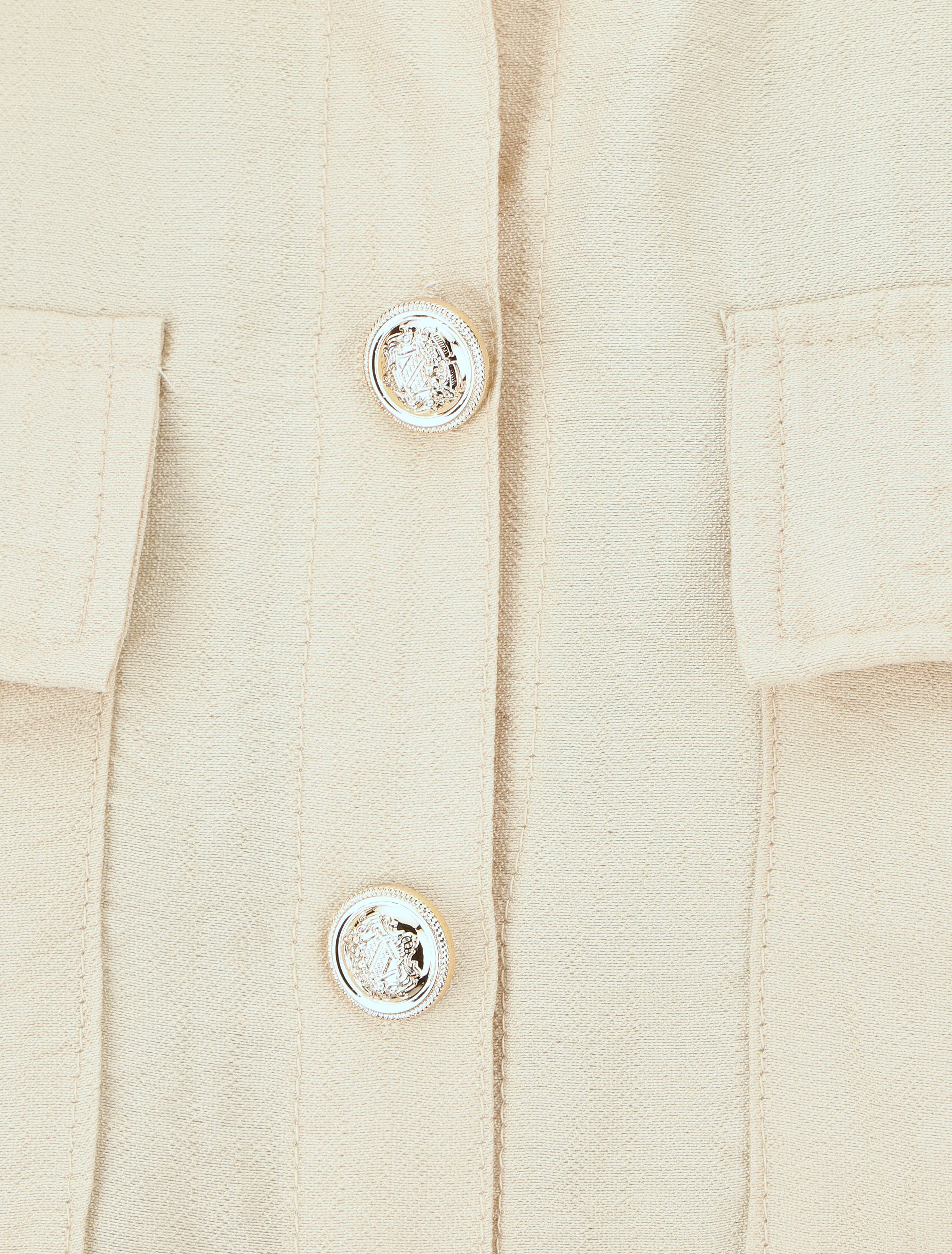 Chemise unie fluide - Beige - 3
