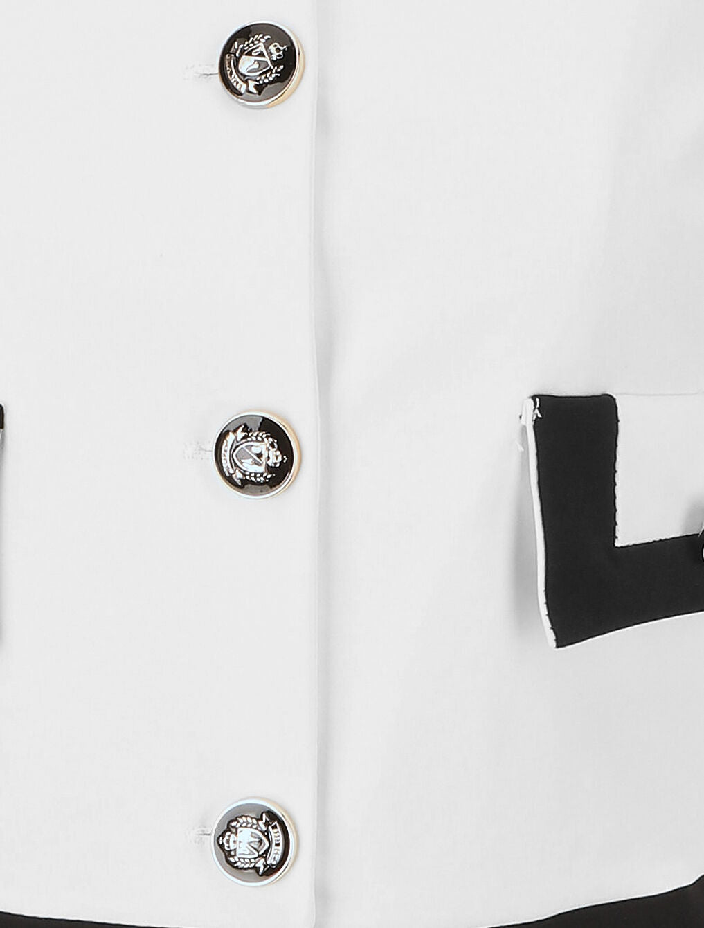 Veste légère à bordures contrastées - Blanc - 3