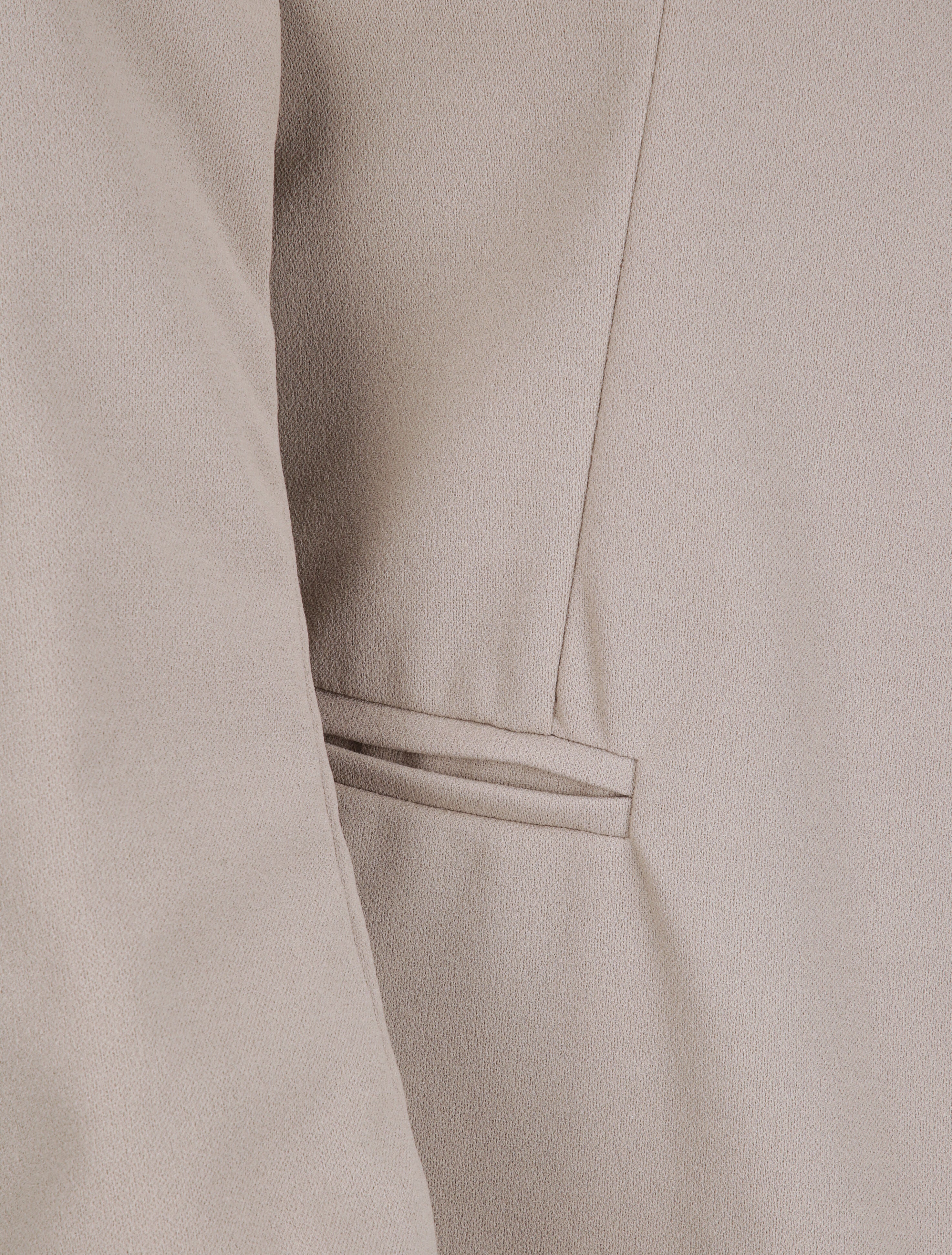 Blazer slim uni à revers imprimé graphique - Gris - 3