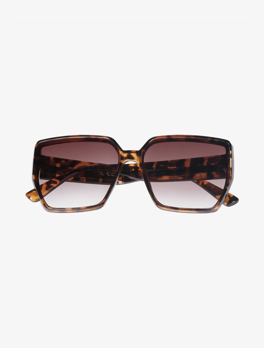 Lunettes de soleil carrés oversize - Léopard - 2