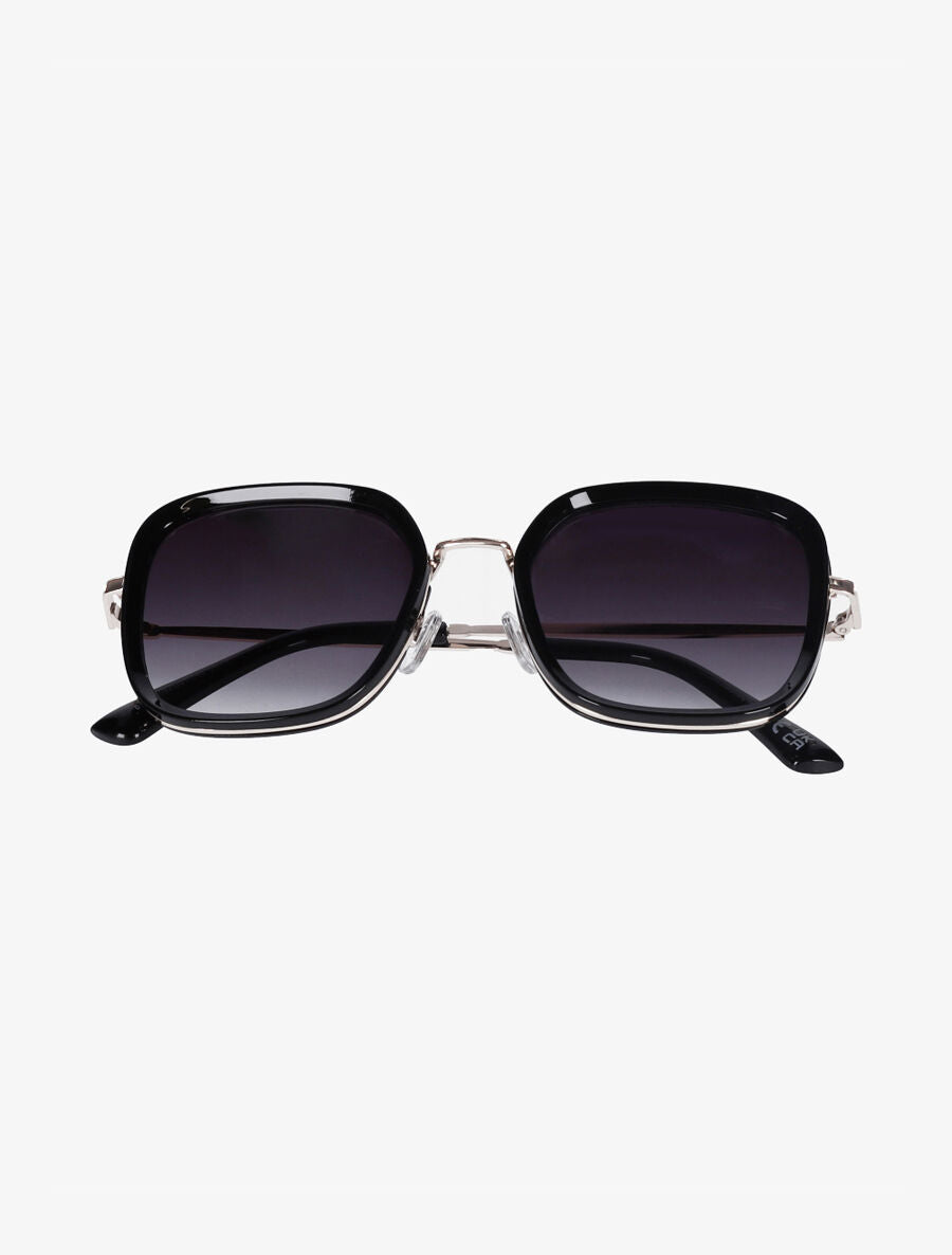 Lunettes de soleil forme carrée - Noir - 2