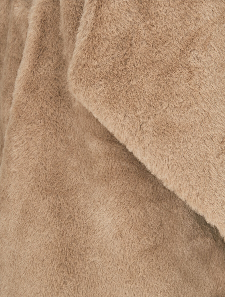 Gilet sans manches en fourrure synthétique - Taupe - 3