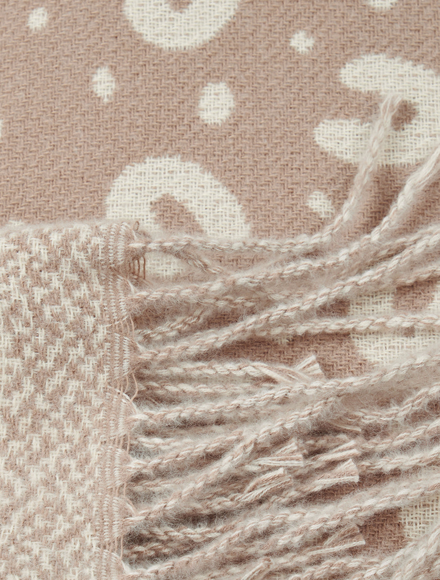 Echarpe à imprimé fer à cheval - Taupe - 3