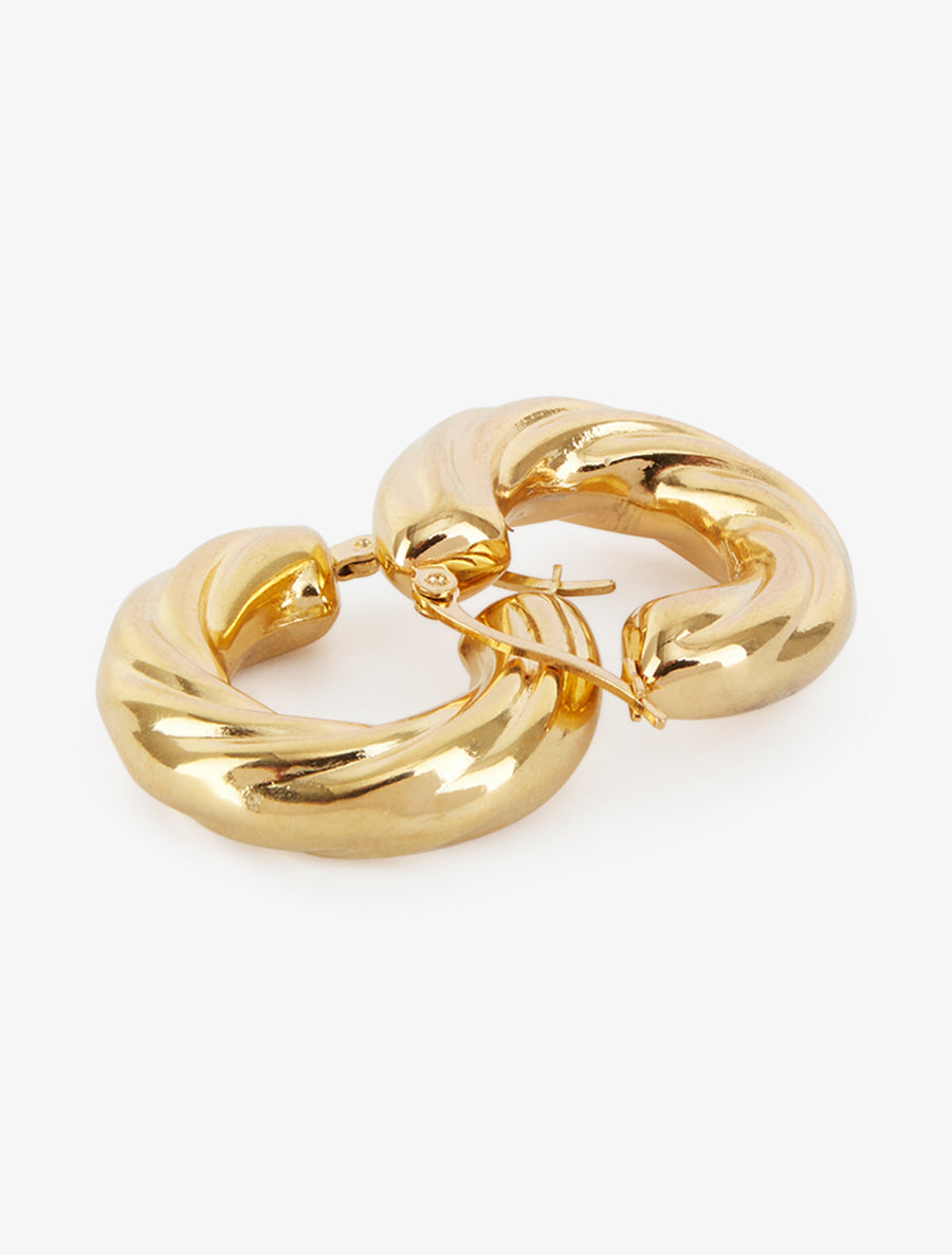 Créoles torsadées - Or - 2