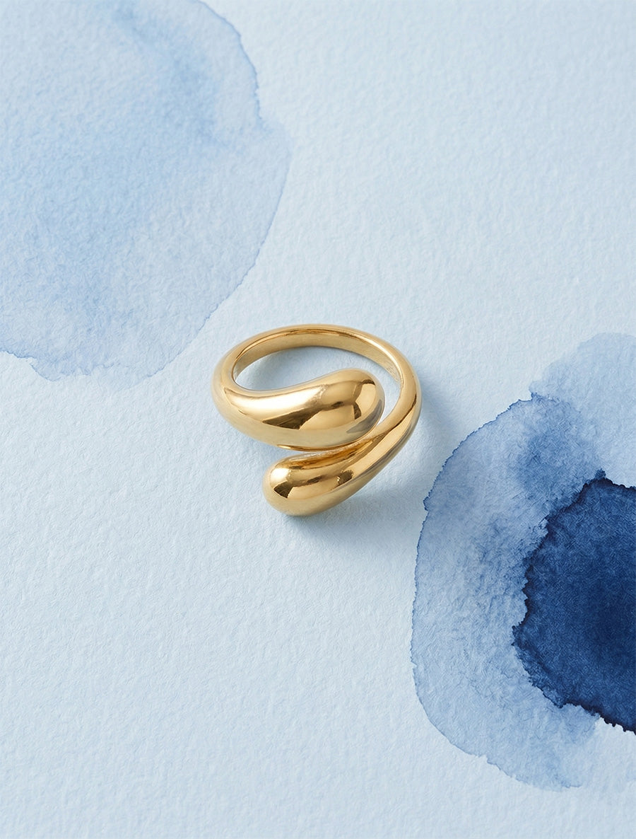 Bague enlacée - Or - 1
