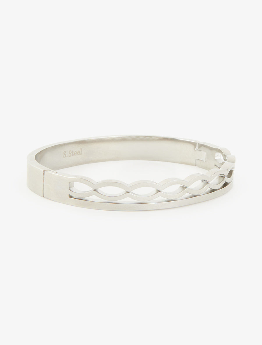 Jonc à tresse celtique - Argent - 2