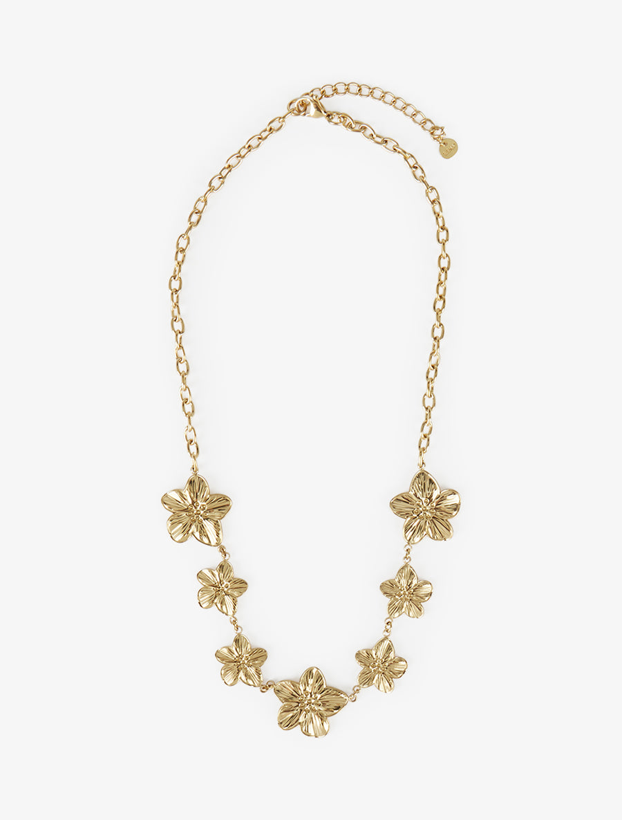 Collier fleurs de cerisier - Or - 2