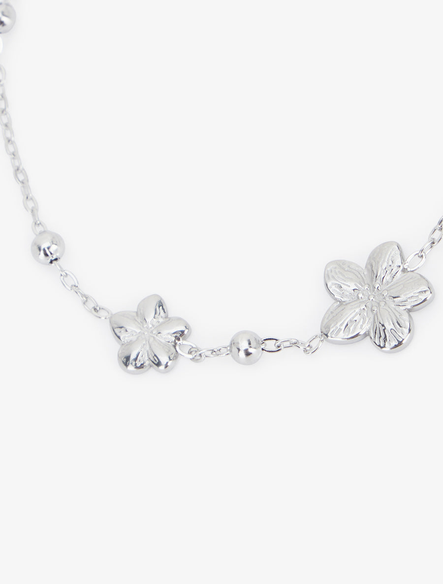 Bracelet trois fleurs - Argent - 3