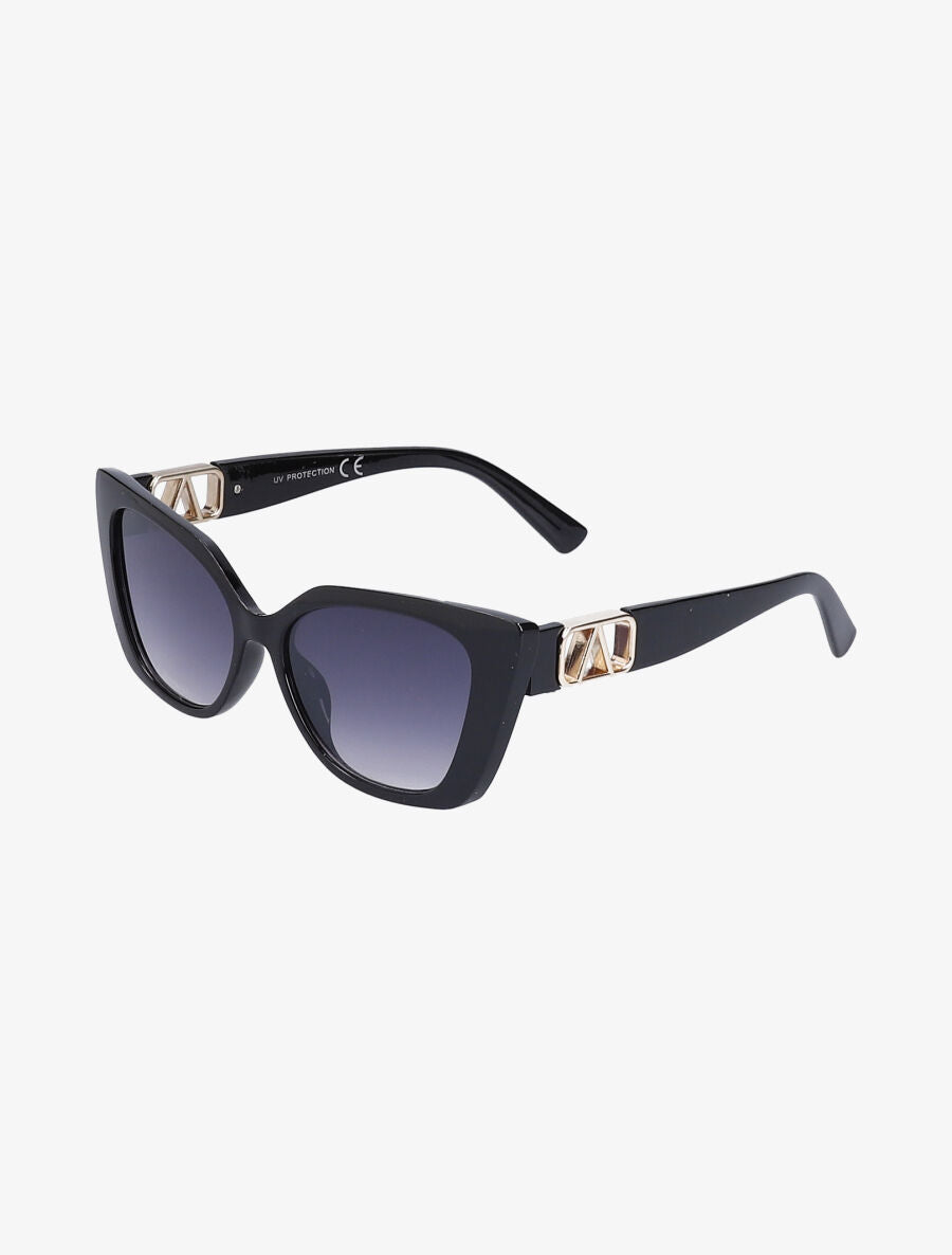Lunettes de soleil papillon - Noir - 1