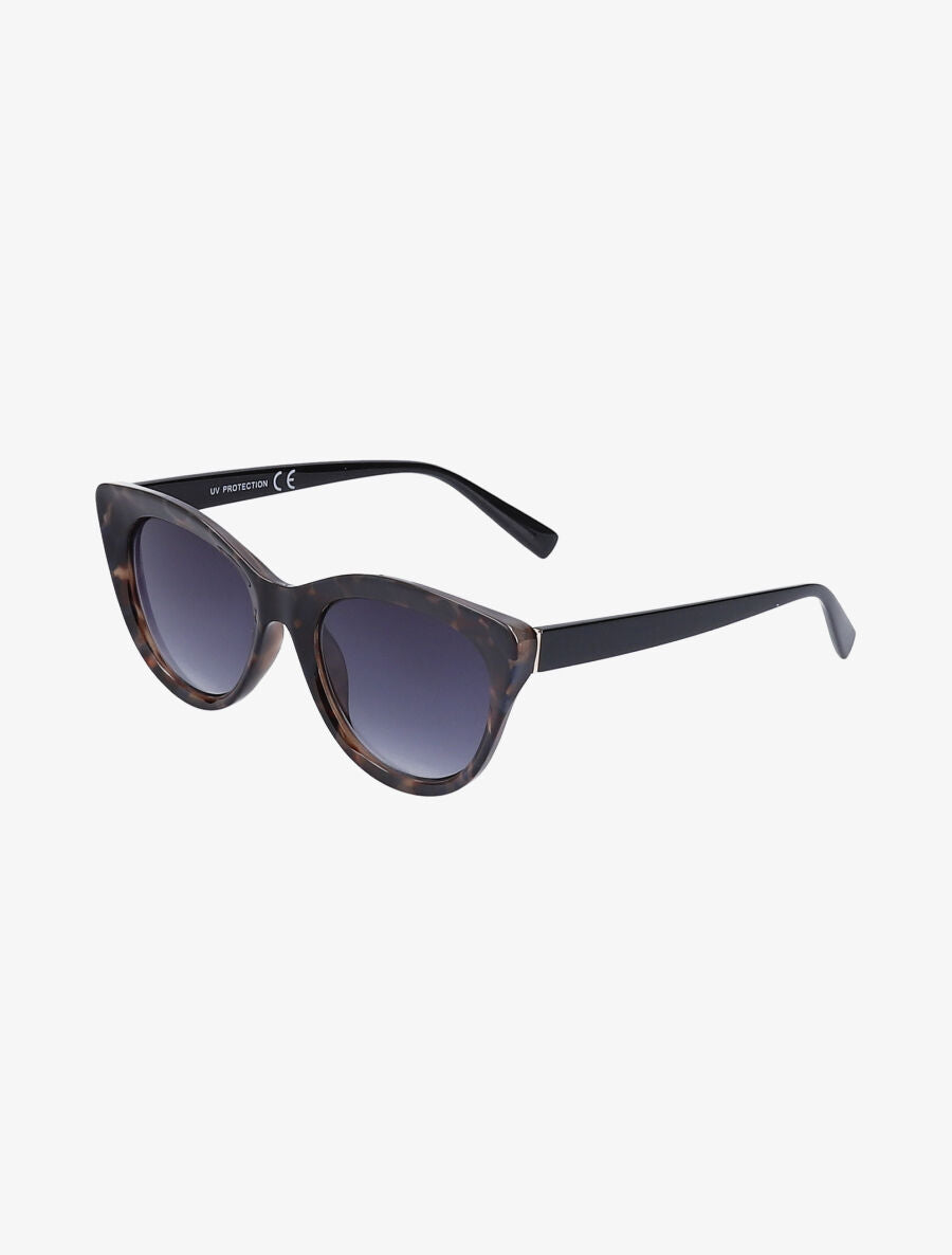 Lunettes cat eye à verres semi opaques - Léopard - 1