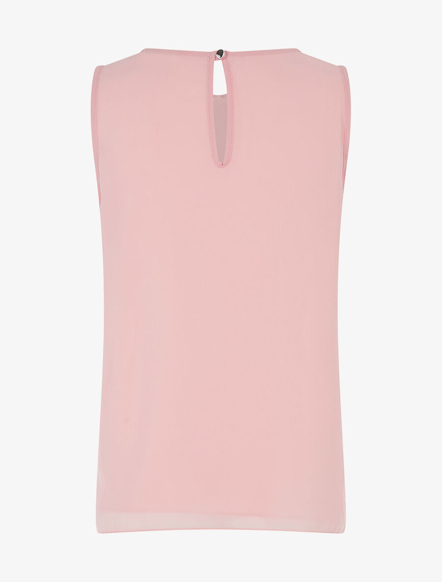 Top en voile trompe l&