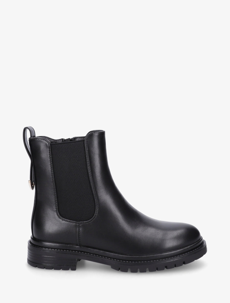 Chelsea boots à contrefort stylisé - Noir - 1