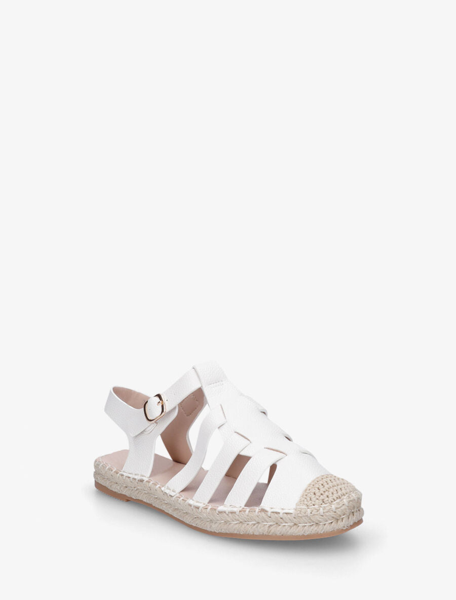 Espadrilles style spartiate - Blanc - 2