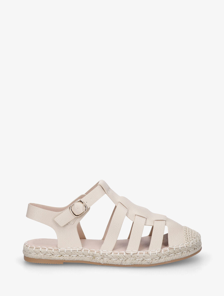 Espadrilles style spartiate - Beige - 1