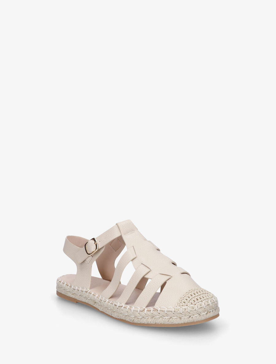 Espadrilles style spartiate - Beige - 2
