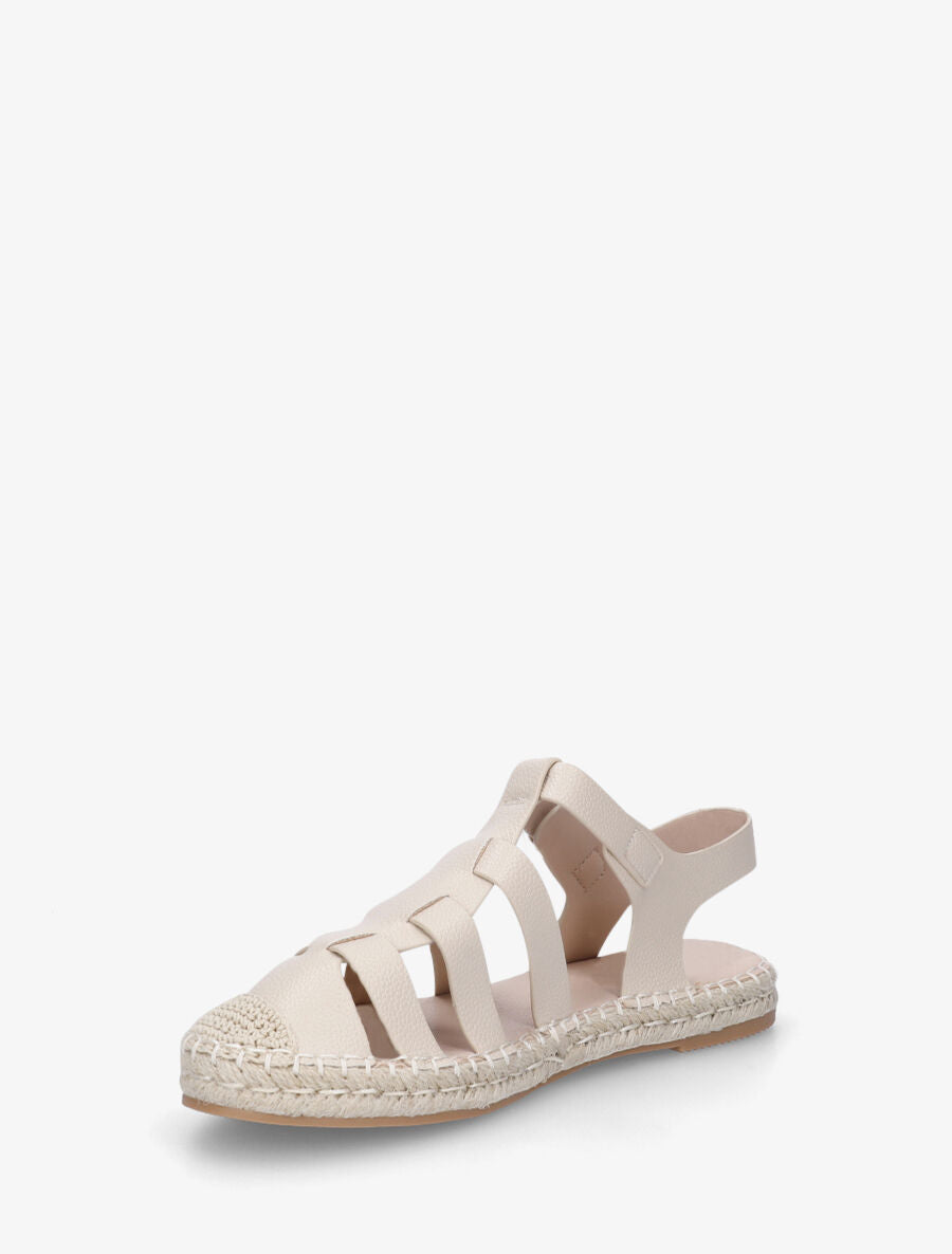 Espadrilles style spartiate - Beige - 3