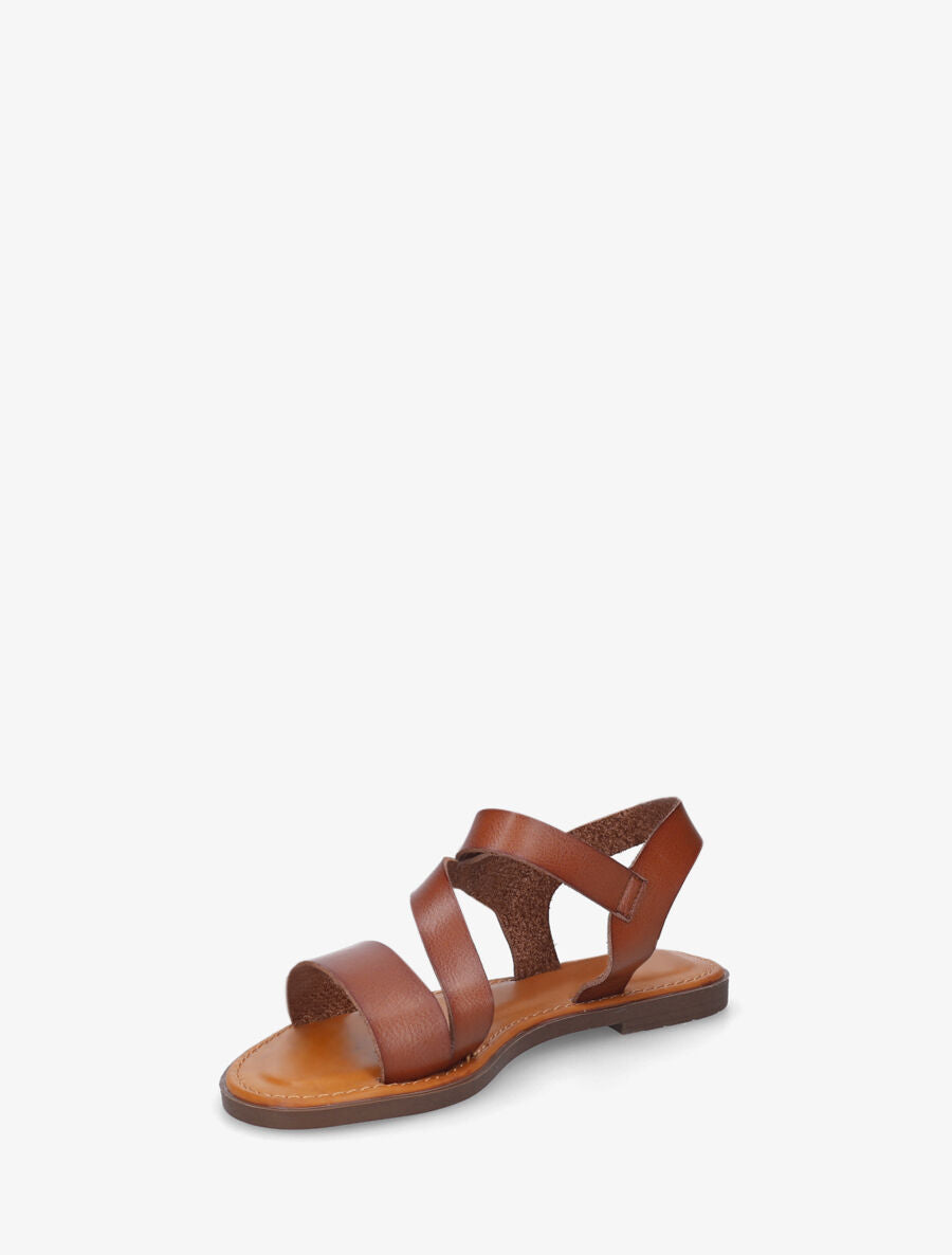 Nu-pieds classiques en simili - Marron - 3