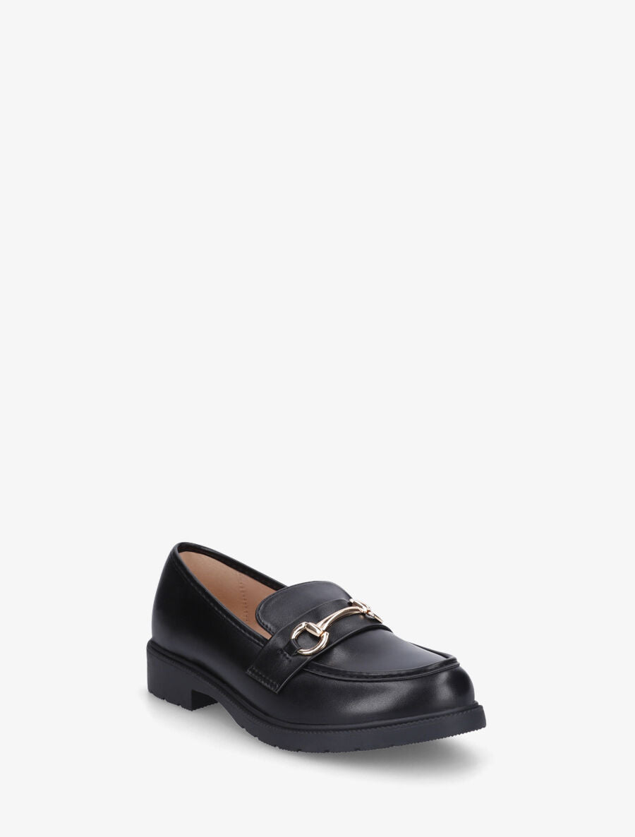 Mocassins classiques en simili - Noir - 2