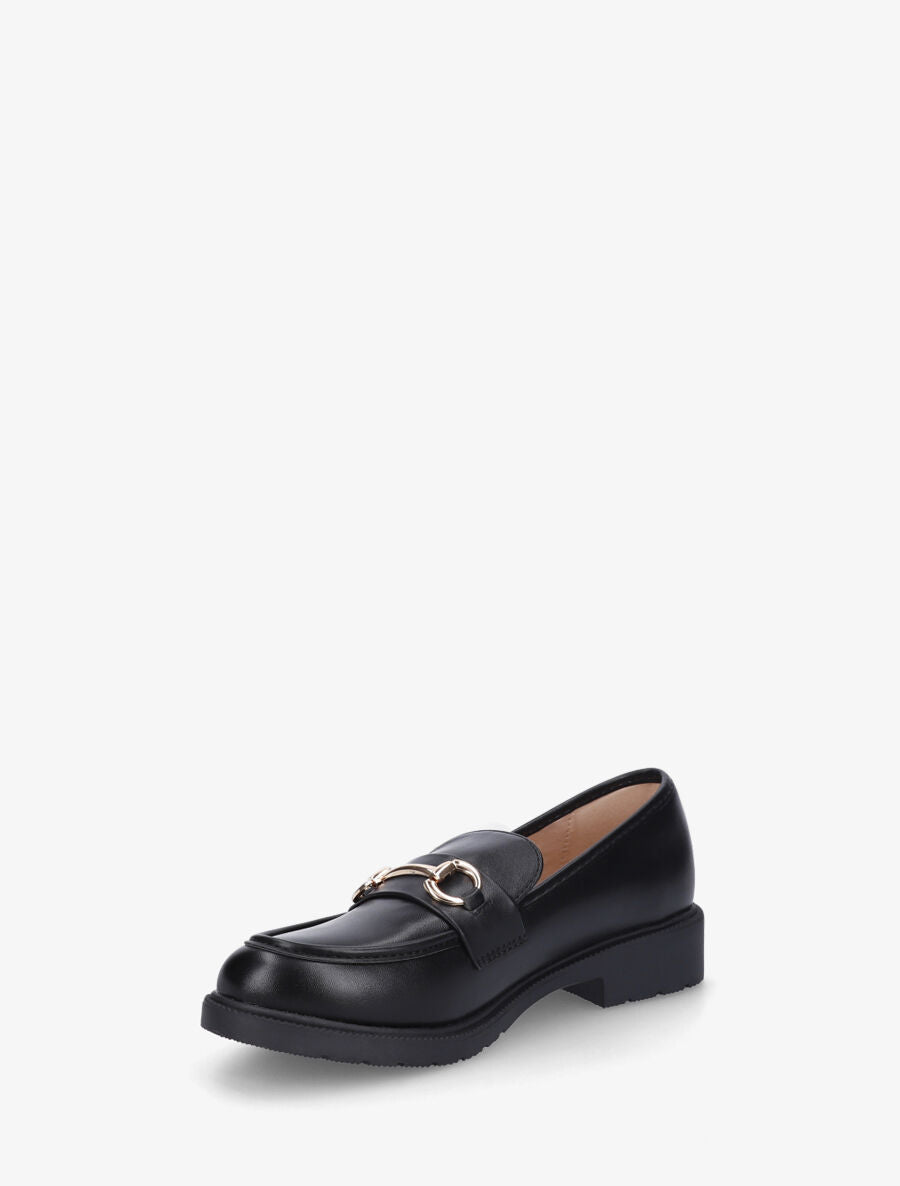Mocassins classiques en simili - Noir - 3