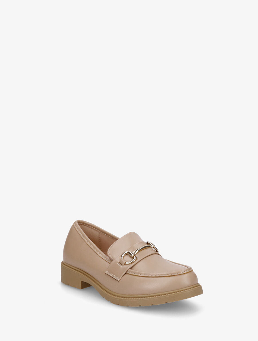 Mocassins classiques en simili - Taupe - 2