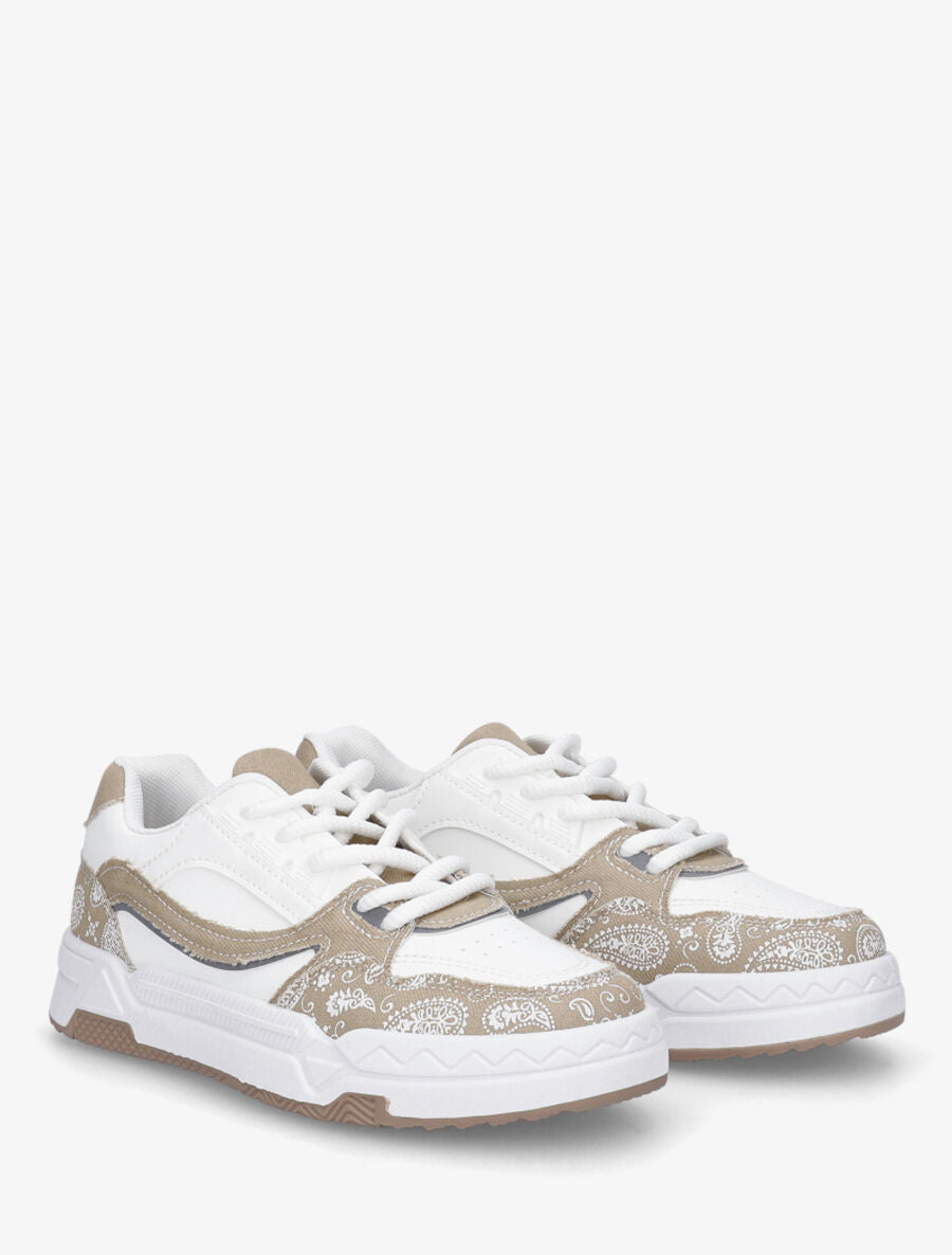 Baskets motif bandana - Beige - 4