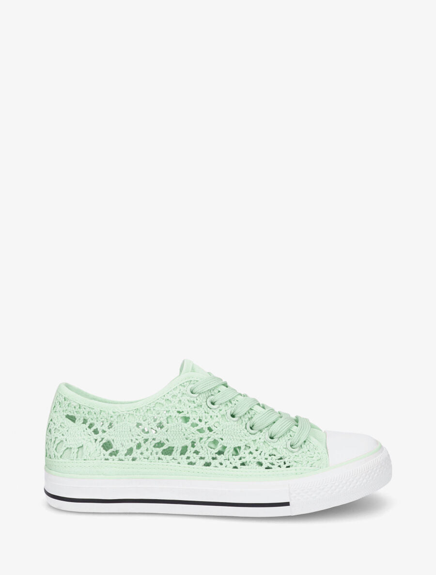 Tennis en crochet - Vert d&