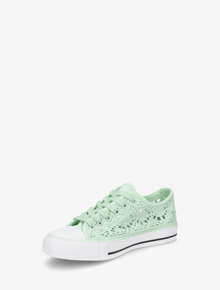 Tennis en crochet - Vert d&