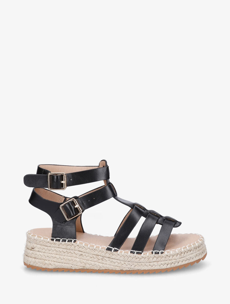 Sandales style spartiates - Noir - 5