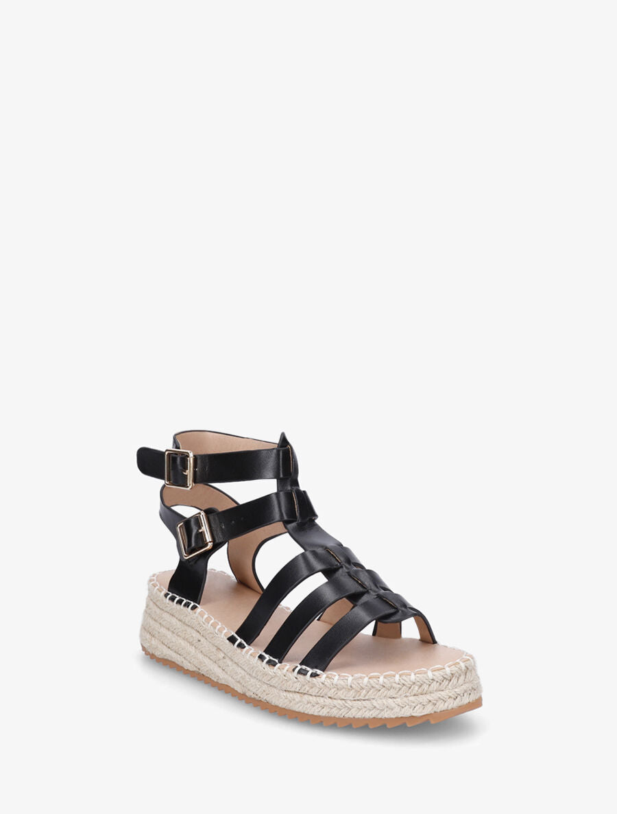 Sandales style spartiates - Noir - 2