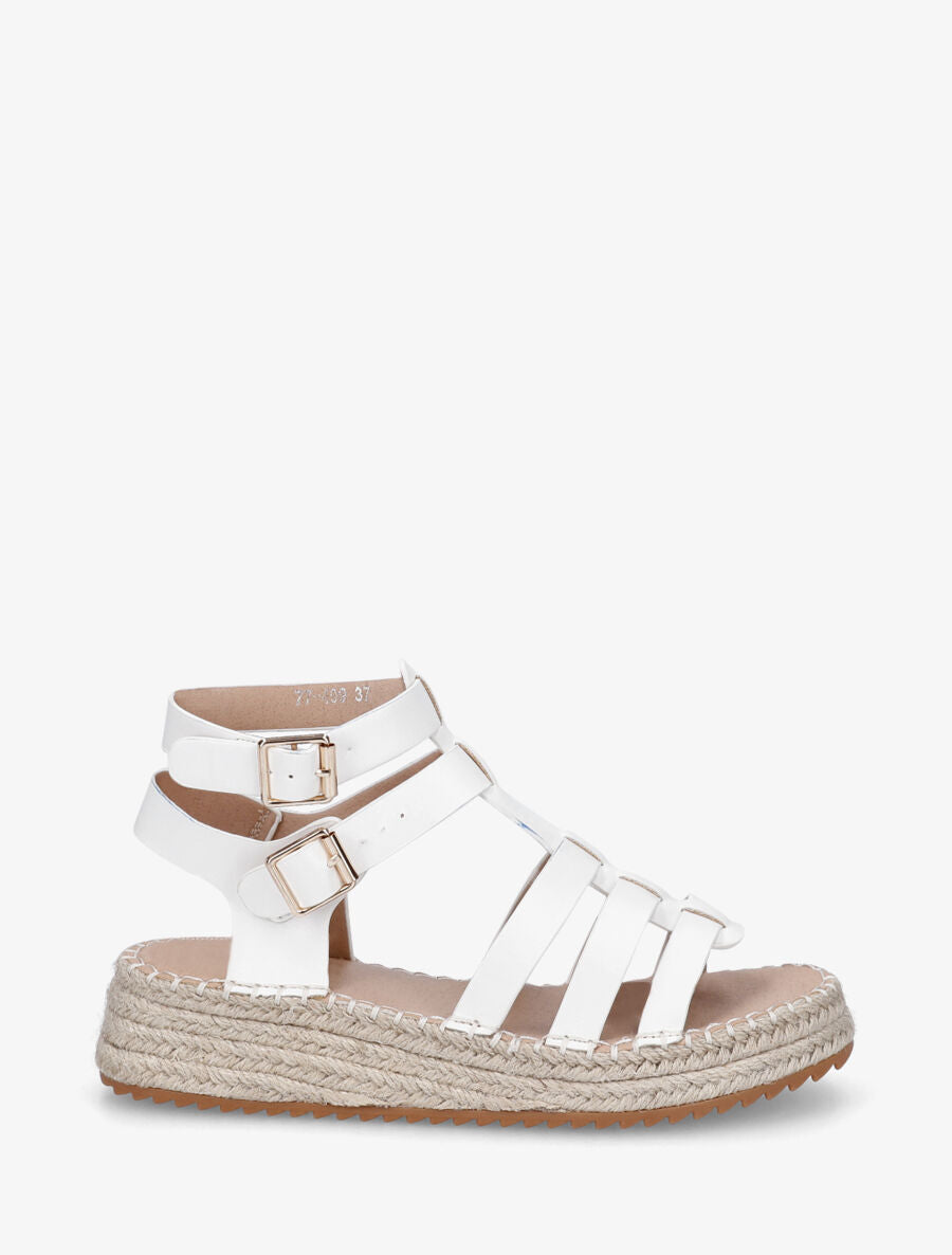 Sandales style spartiates - Blanc - 1
