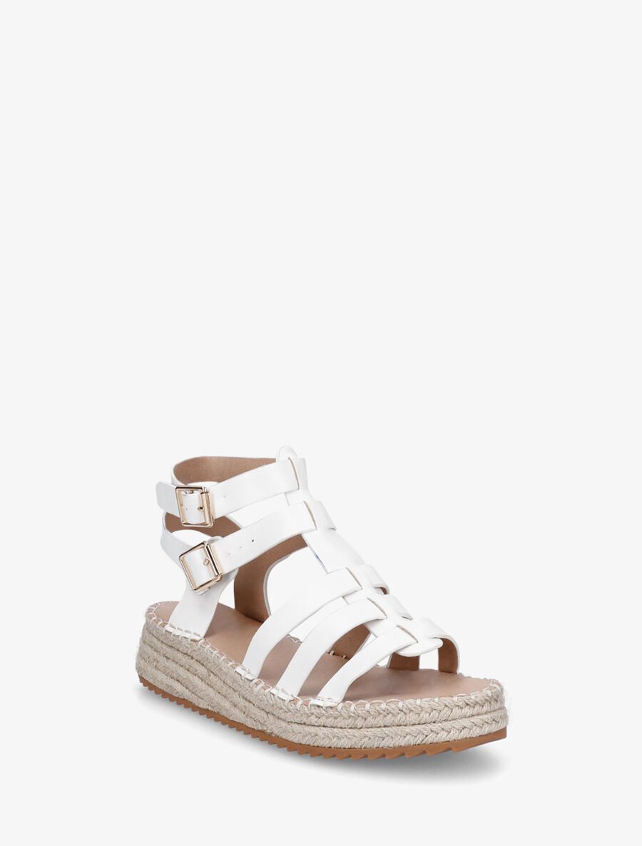 Sandales style spartiates - Blanc - 2