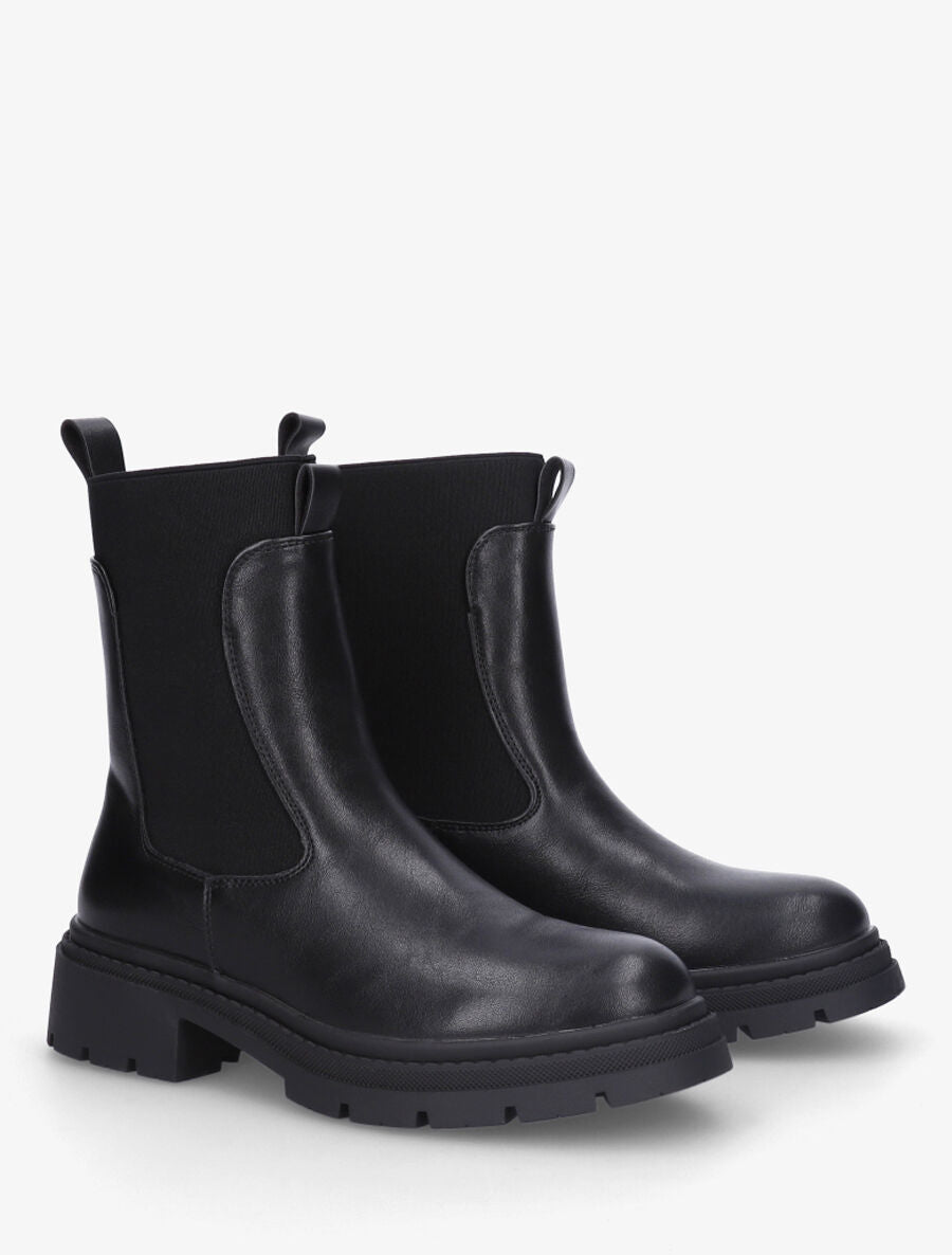 Bottines style chelsea - Noir - 4