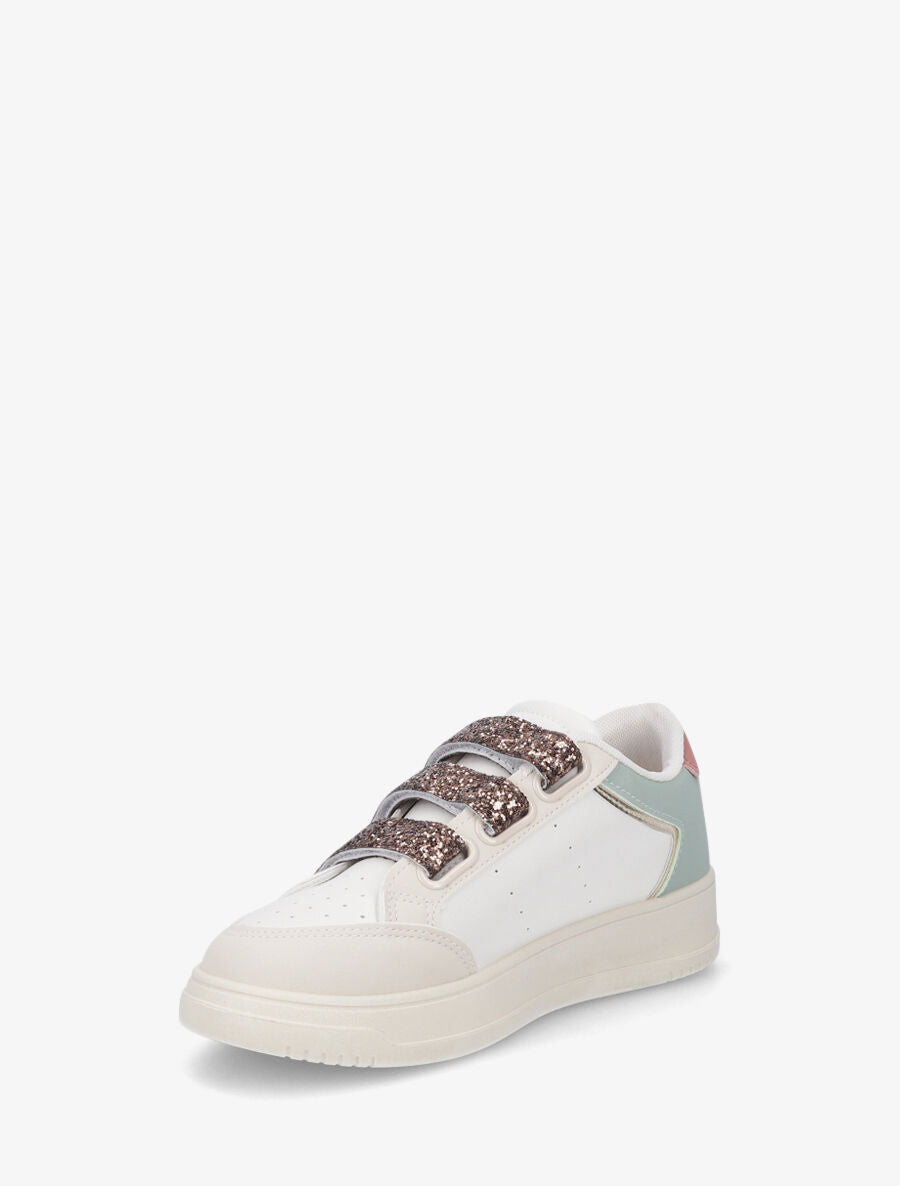 Basket à scratch à paillettes - Vert - 3